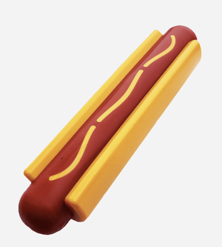 Hot Dog Ultra Durable Nylon Dog Chew Toy