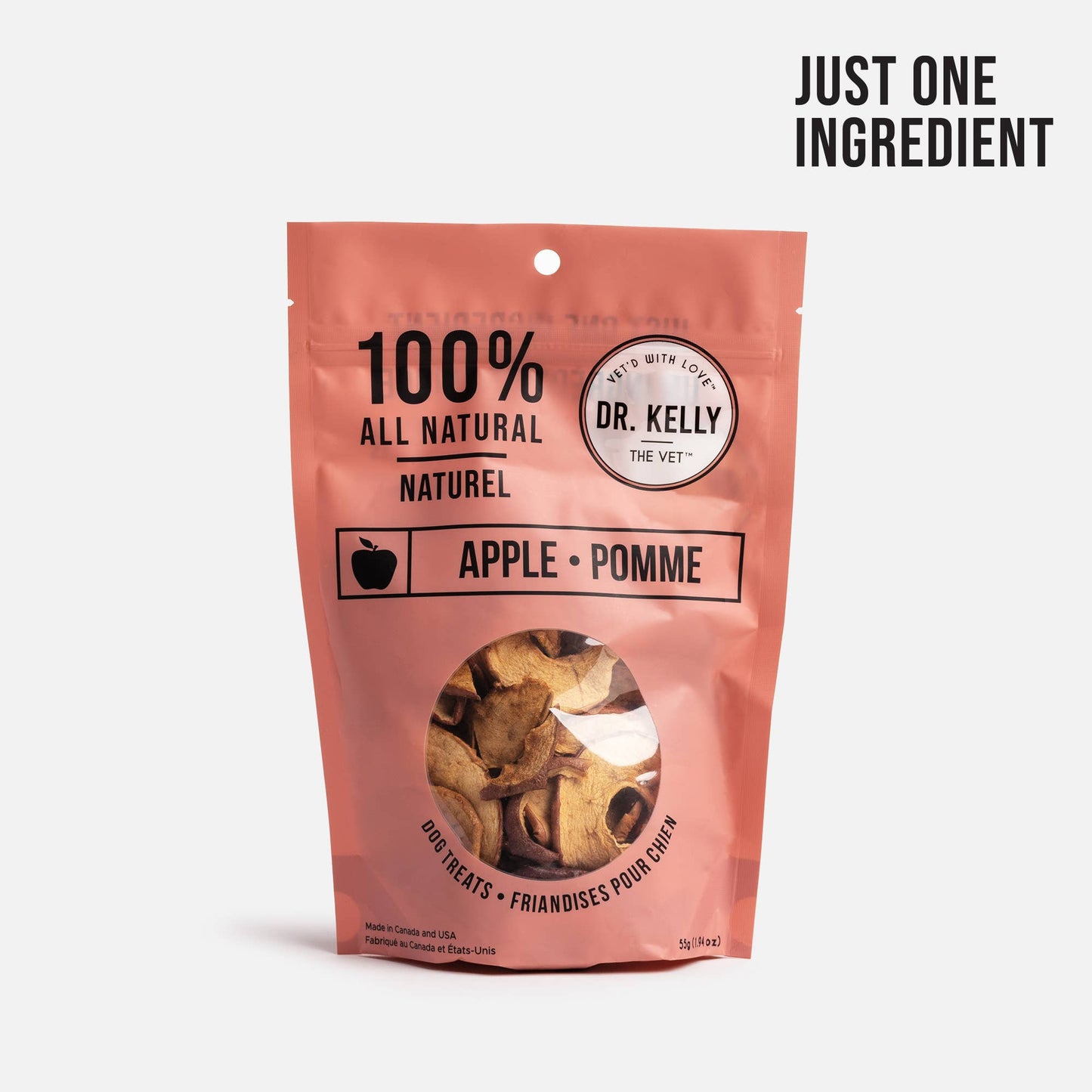 100% Apple All Natural Dog Treats