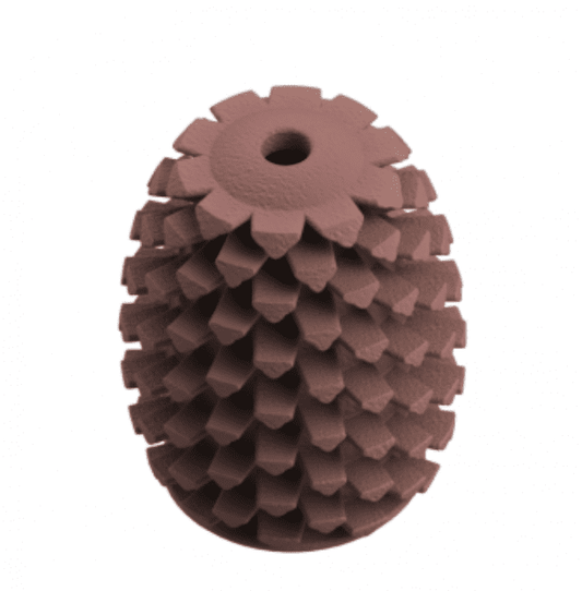 TALL TAILS Natural Rubber Pinecone Toy