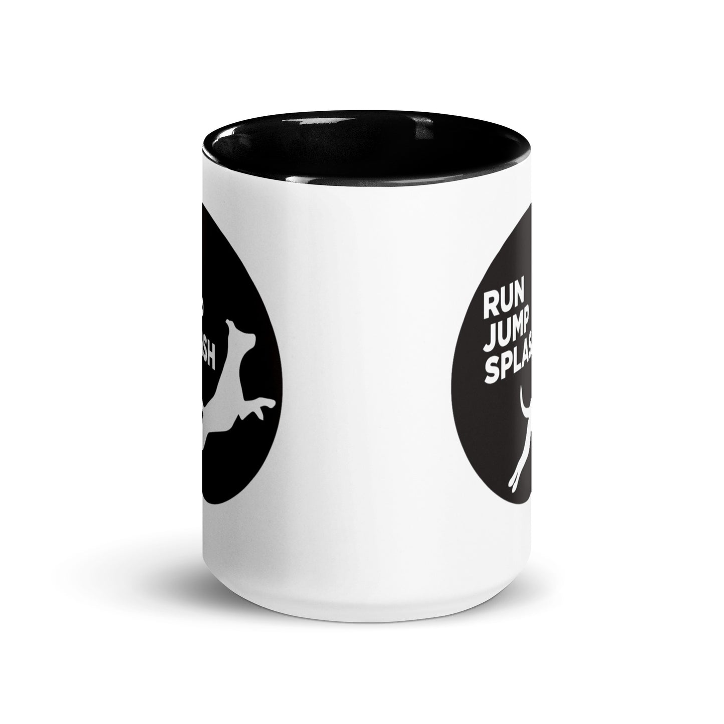 Run Jump Splash Mug with Color Inside