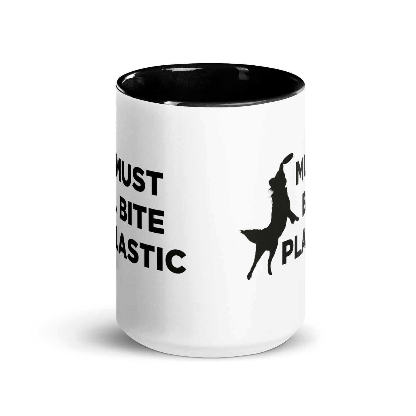 Must Bite Plastic Mug with Color Inside