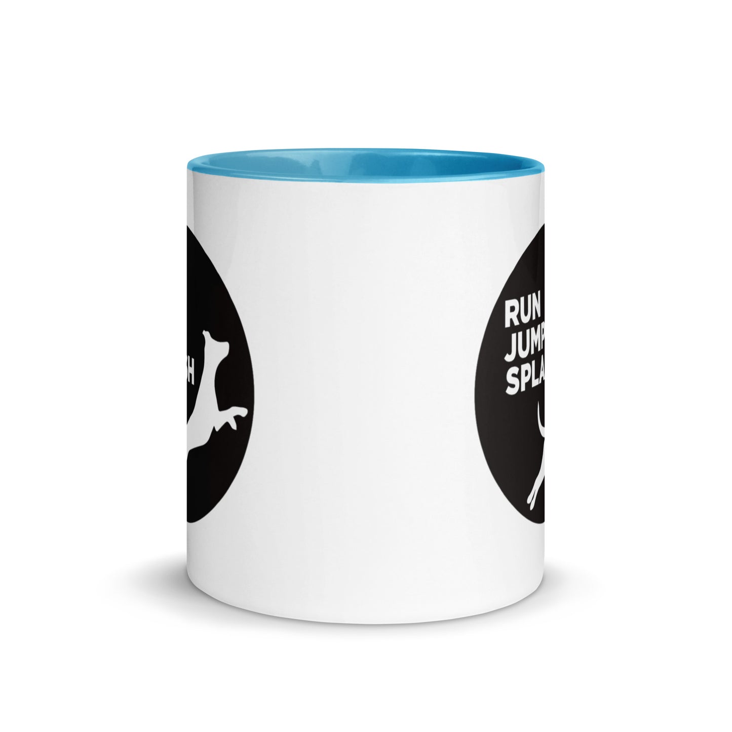 Run Jump Splash Mug with Color Inside