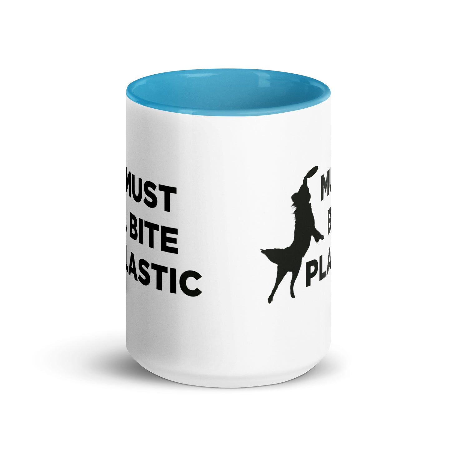 Must Bite Plastic Mug with Color Inside