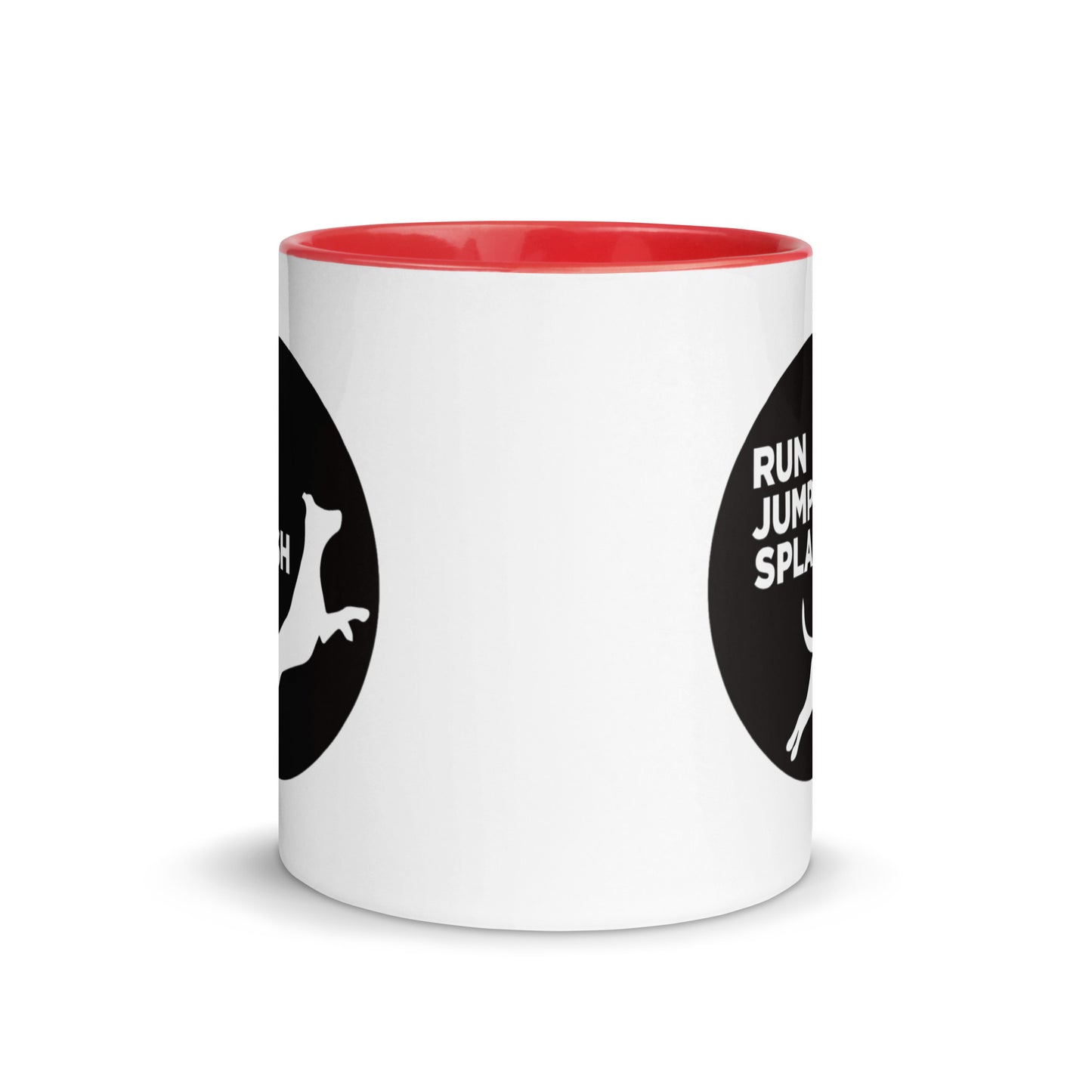 Run Jump Splash Mug with Color Inside