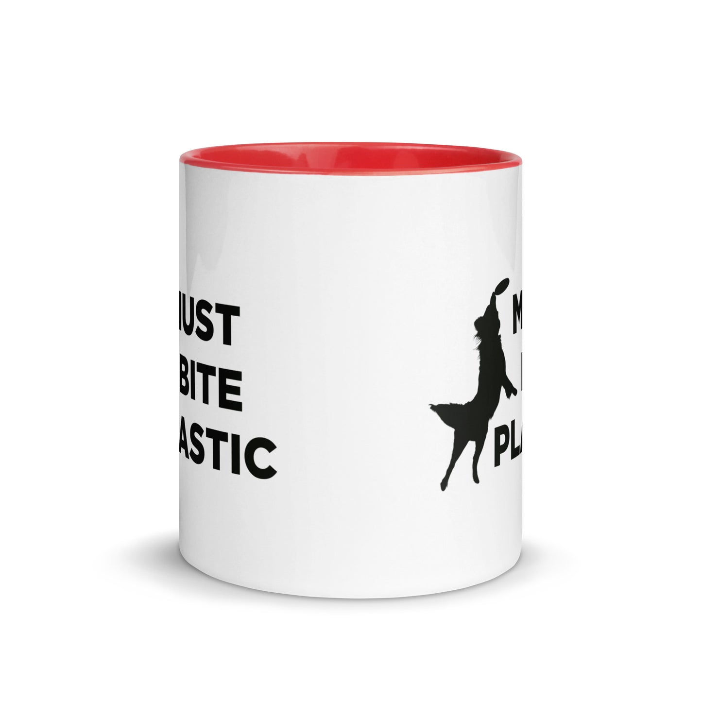 Must Bite Plastic Mug with Color Inside