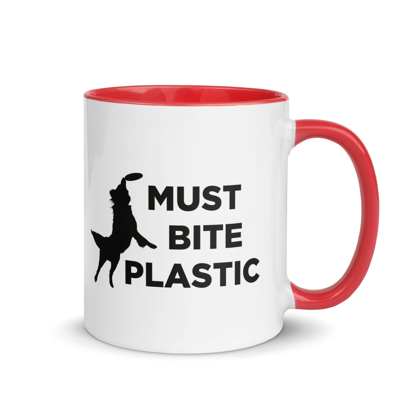 Must Bite Plastic Mug with Color Inside