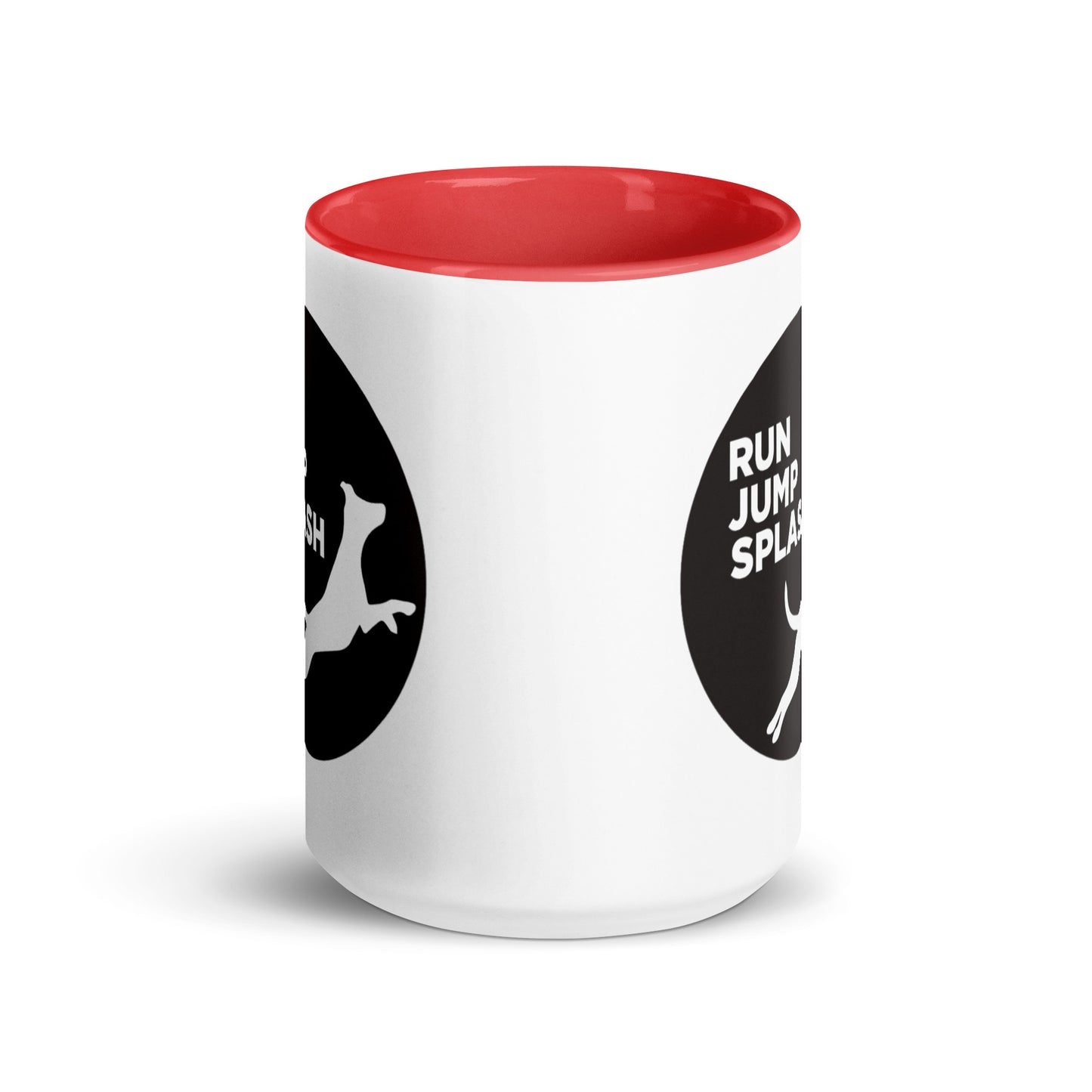 Run Jump Splash Mug with Color Inside