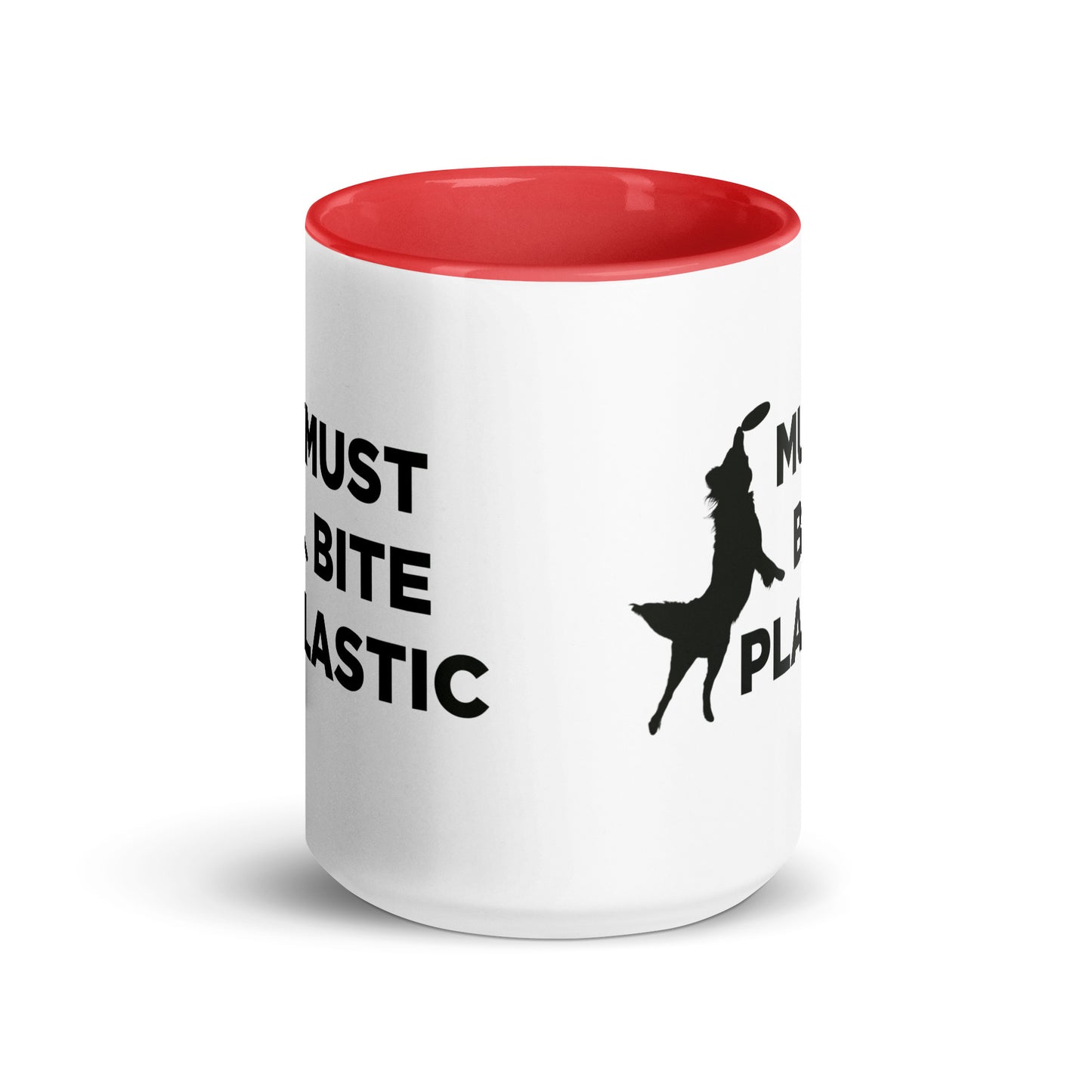 Must Bite Plastic Mug with Color Inside