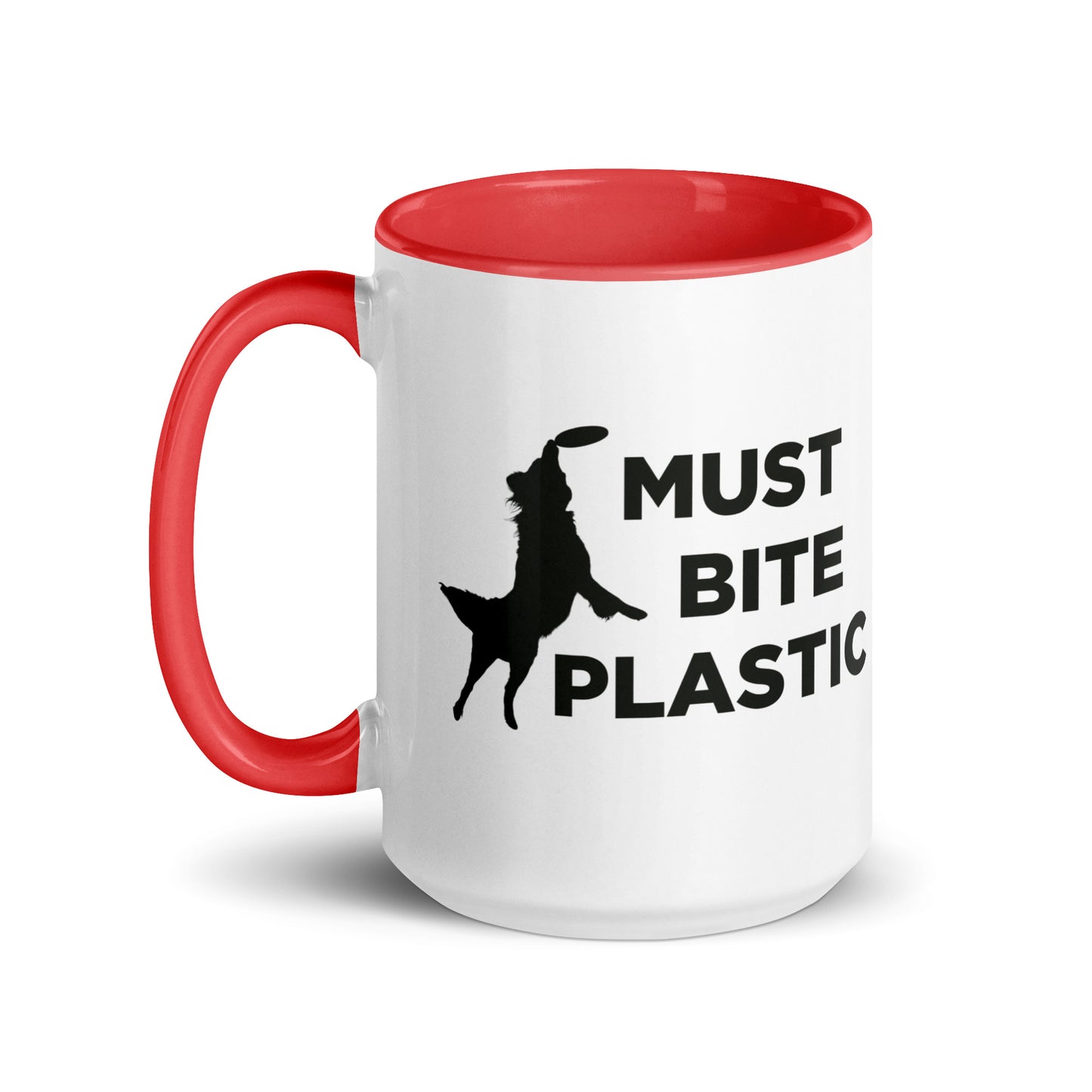 Must Bite Plastic Mug with Color Inside