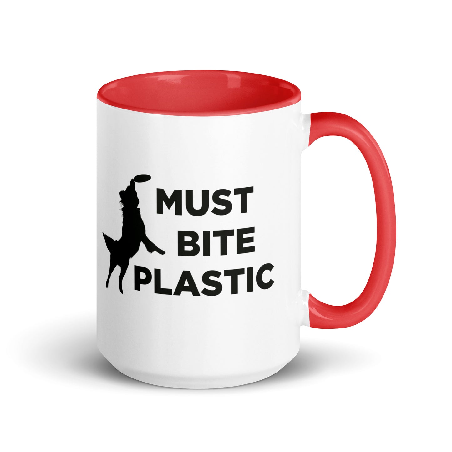 Must Bite Plastic Mug with Color Inside