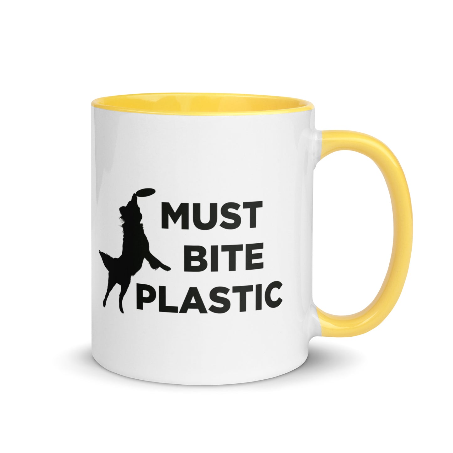 Must Bite Plastic Mug with Color Inside