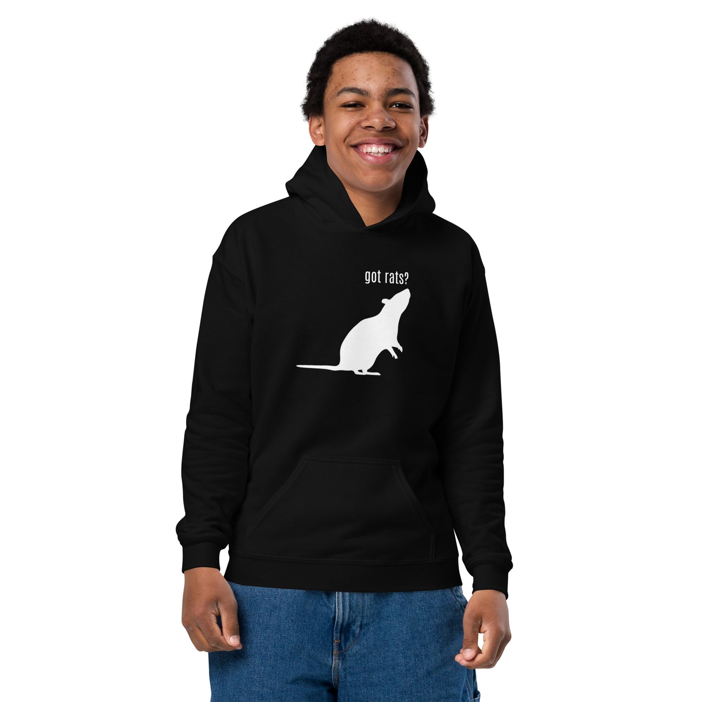 Got Rats? Youth heavy blend hoodie