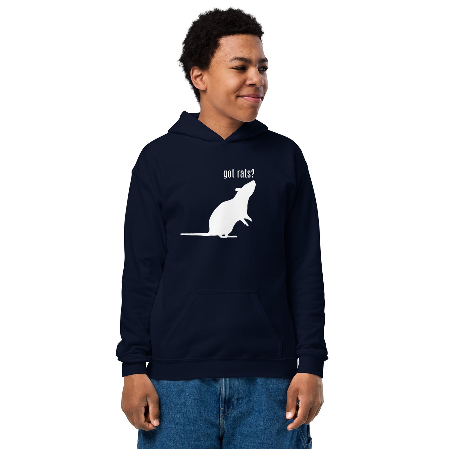 Got Rats? Youth heavy blend hoodie