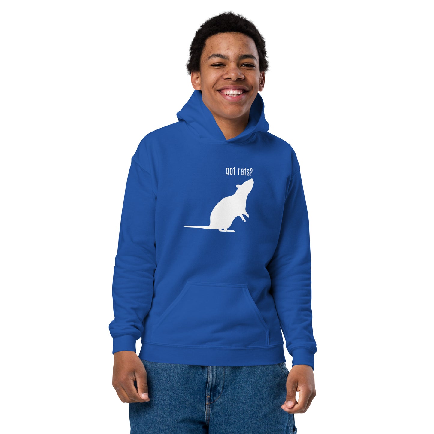 Got Rats? Youth heavy blend hoodie