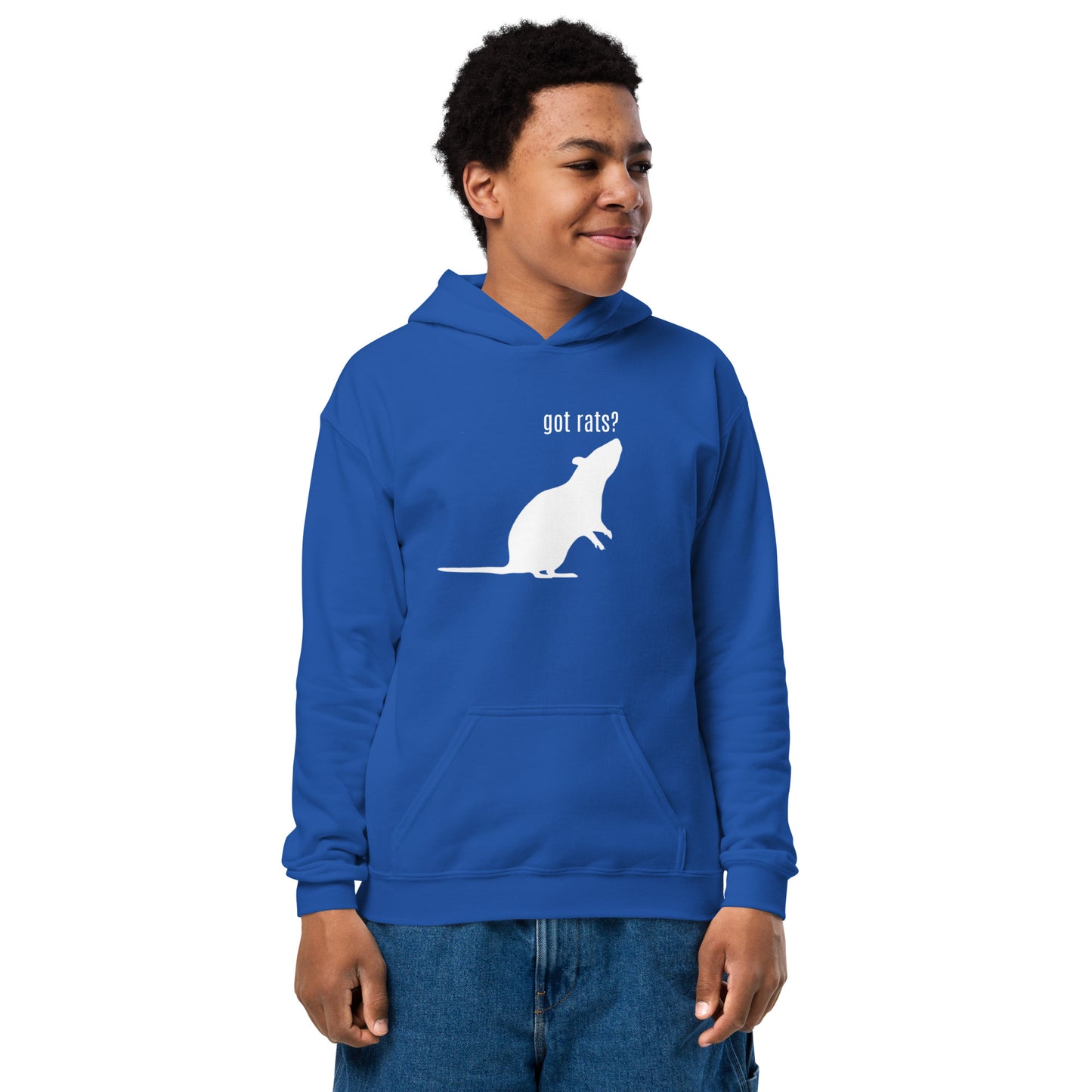 Got Rats? Youth heavy blend hoodie